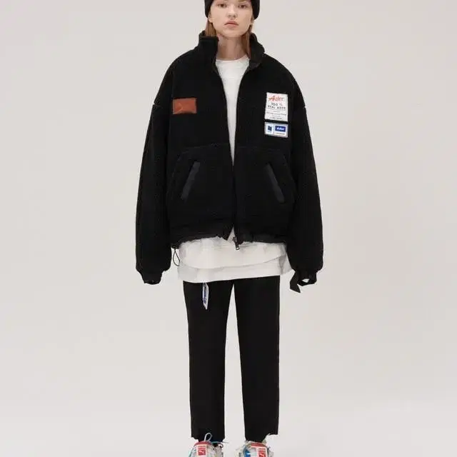 [OS]아더에러 18fw 리버시블 후리스 자켓 그린