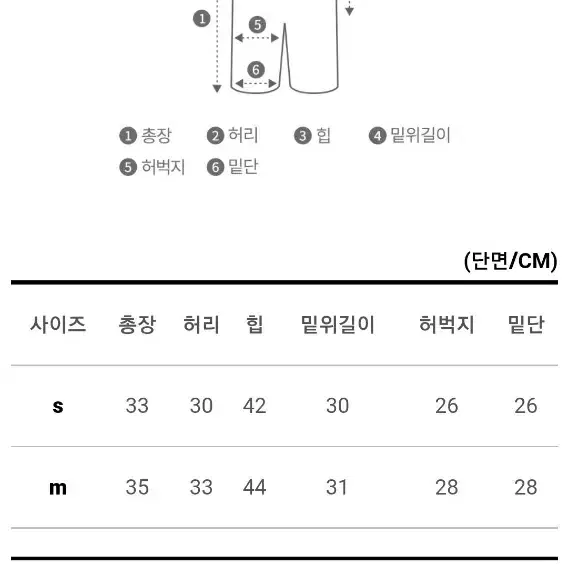 브랜디 트임치마바지s