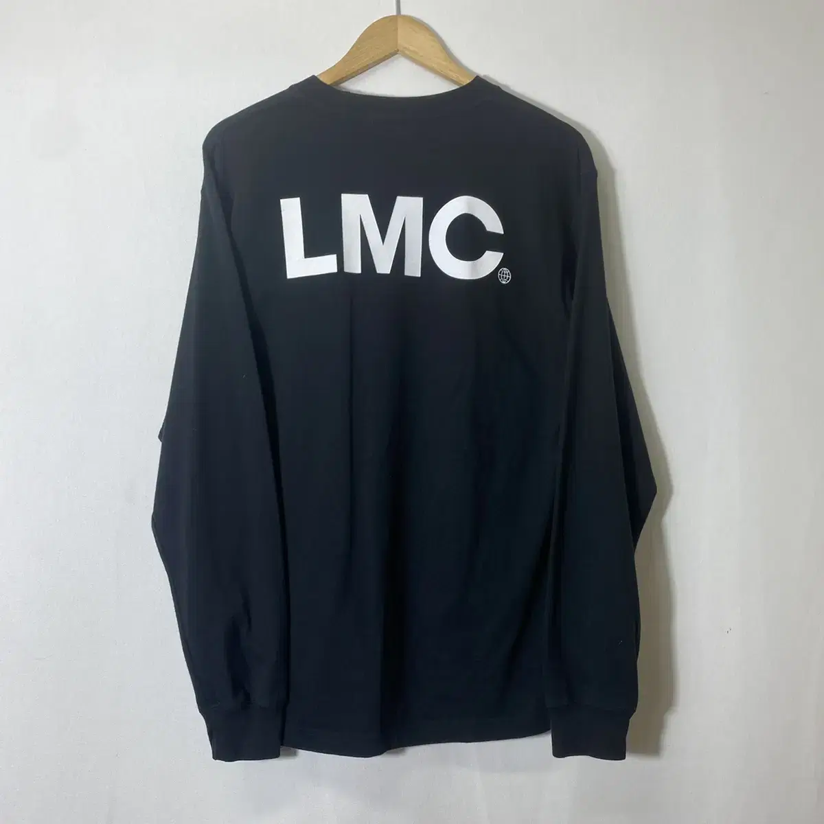 L MC Long Sleeve S Vintage Big Logo Black Black Long Sleeve LMC