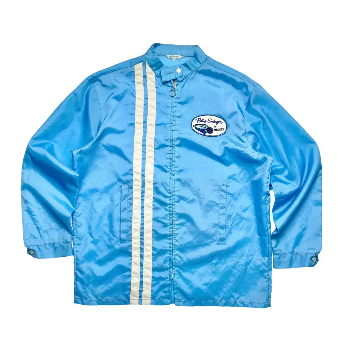 70s Blue Swinger by walker Racing Jacket