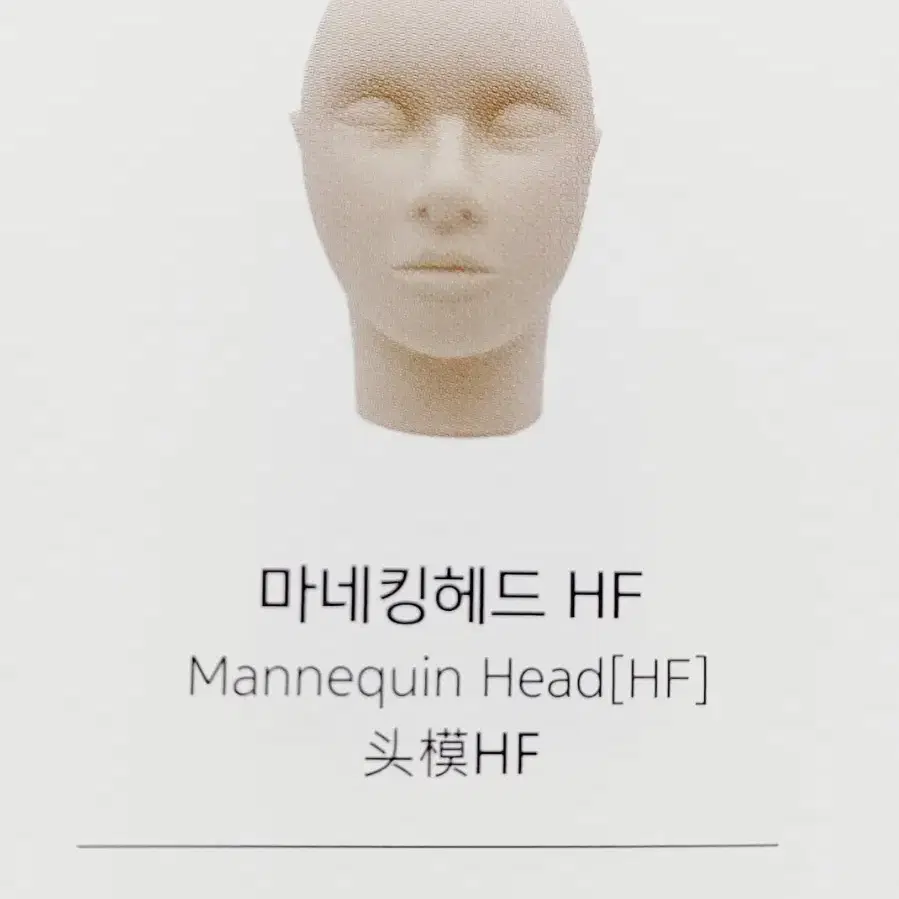 마네킹 헤드 HF 반영구 속눈썹 겸용 마네킹 고급자용 메이크업 눈썹마네킹