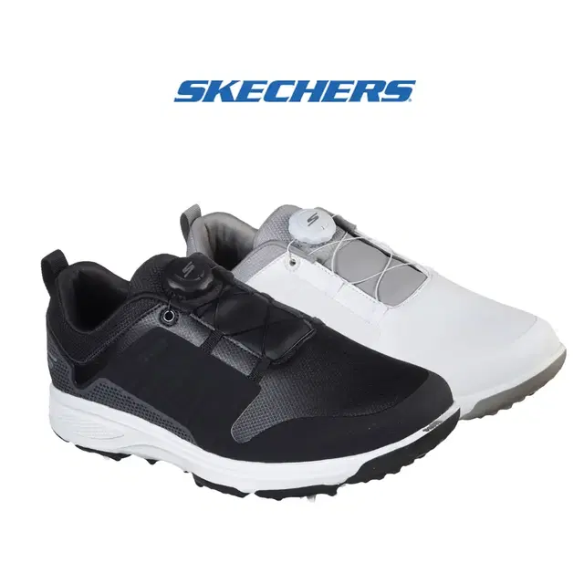 SKECHERS 고골프 남성골프화 스파이크다이얼락 블랙255mm+신발가방