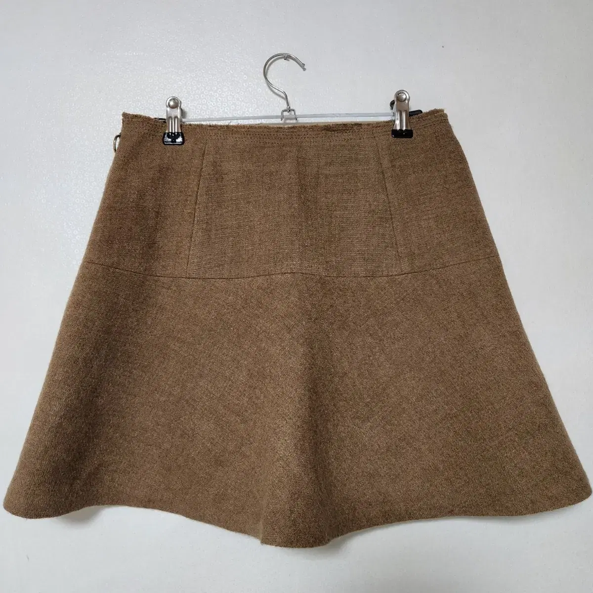 Women's Woolen Brown Miniskirt 66