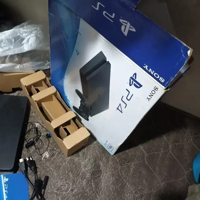 ps4 슬림 제트블랙 풀박 모든풀구성 500g 10.50버전