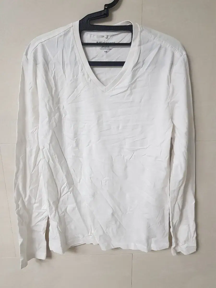 NewArrivals White Long Sleeve T-Shirt Basic House Products