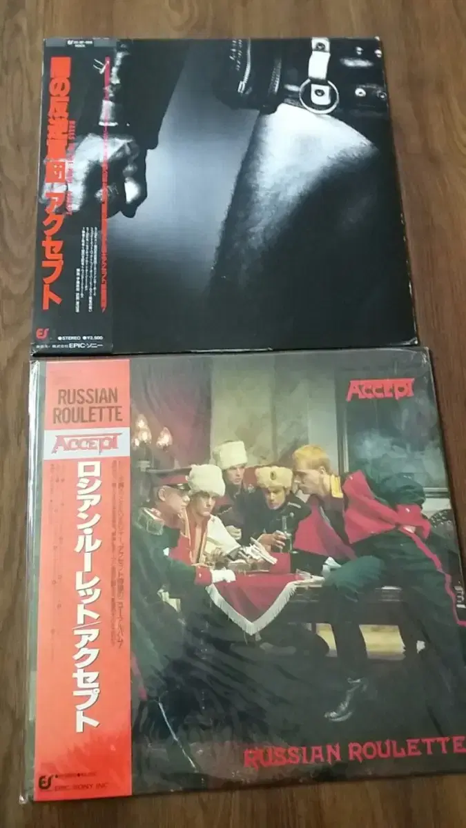 accept lp 일괄 악셉트 일본반 엘피