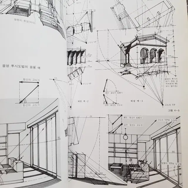 인테리어도서 '인테리어투시도교본' 1992년 도서출판 국제 발행