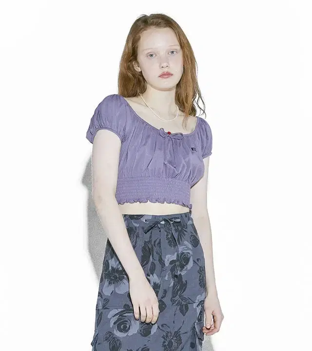 Sculptor Crop Top Purple