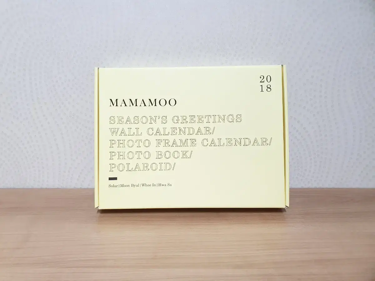 [MAMAMOO MAMAMOO] 2018 seasons greetings Full Night Season's Greetings