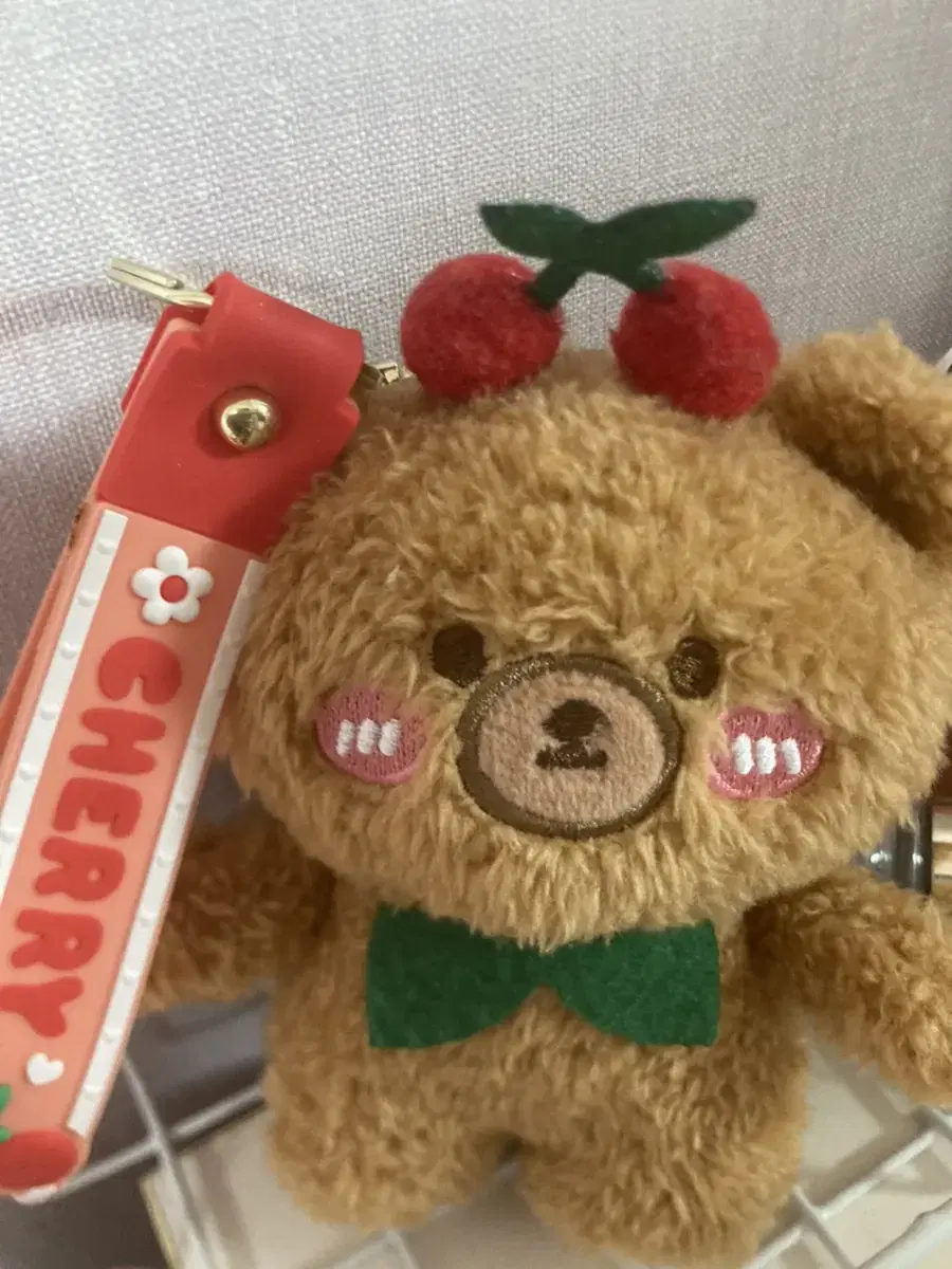 [New Product] Bear + CHERRY Keyring Set