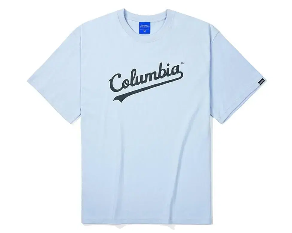 COLUMBIA TAIL LOGO T-SHIRTS Light blue size L