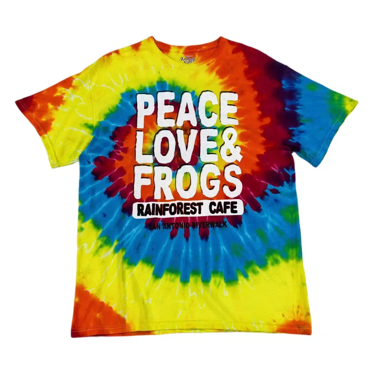 [L] Rainforest Cafe Tie-Dye T-Shirt