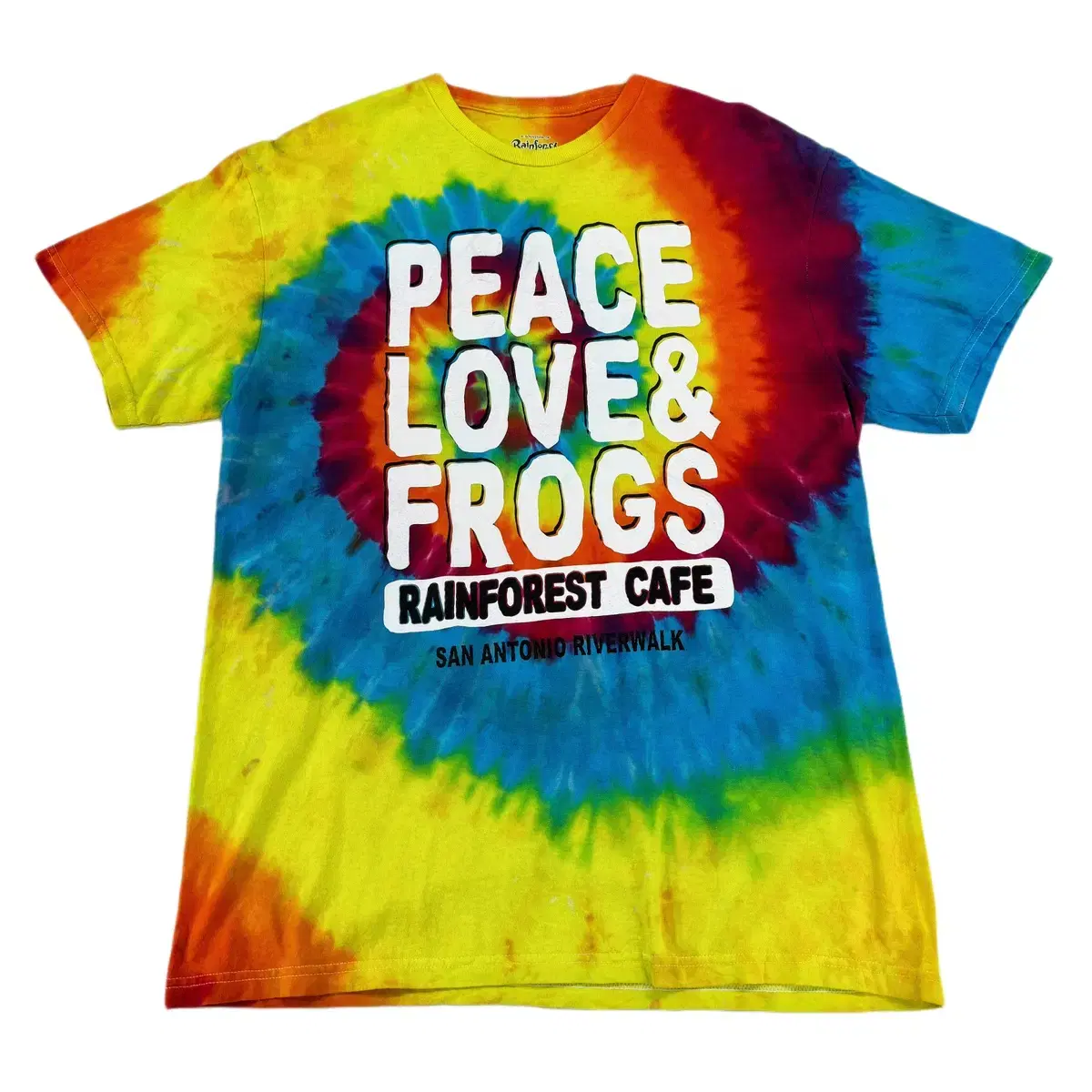 [L] Rainforest Cafe Tie-Dye T-Shirt