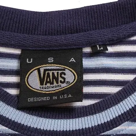 VANS VINTAGE STRIPE T-SHIRT ( L size )