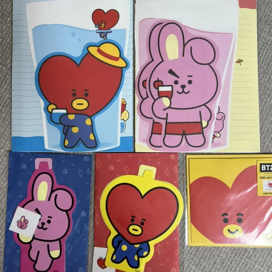 BT21 편지지 세트 새상품