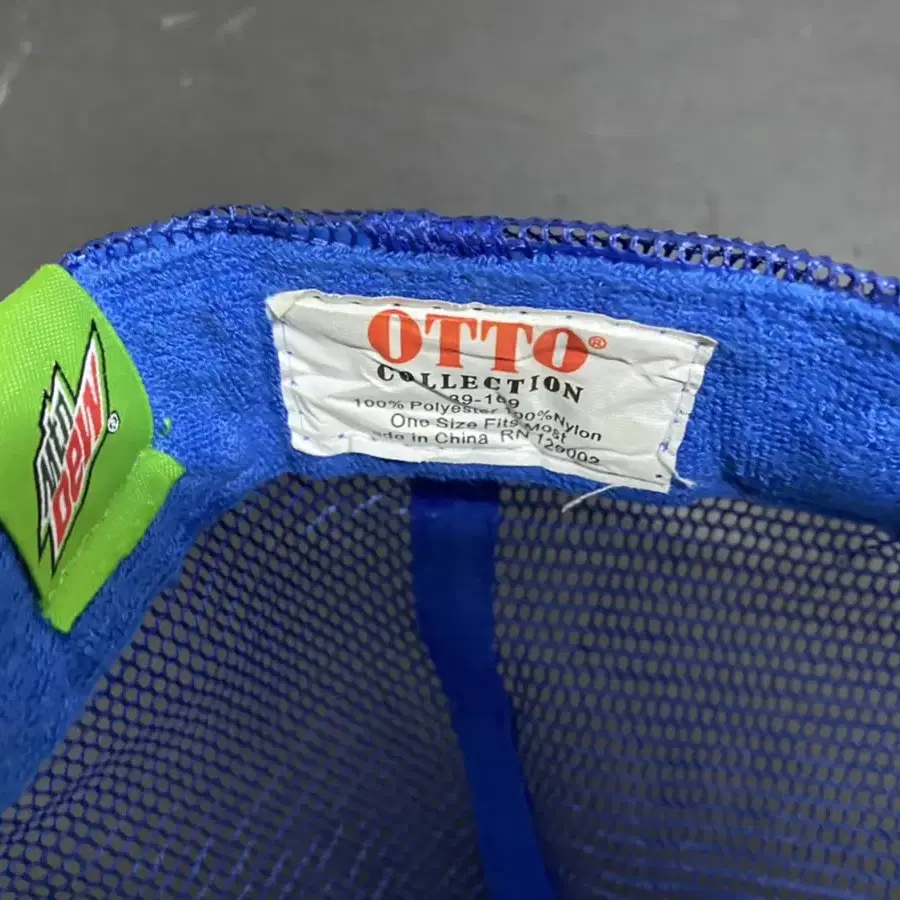 mtn dew x otto vintage trucker cap 트러커캡