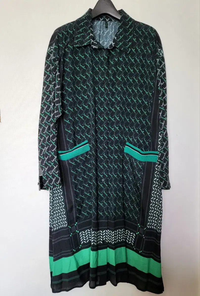 BENETTON 베네통 로고 패턴 롱 원피스_BAOPA3211 (새상품)