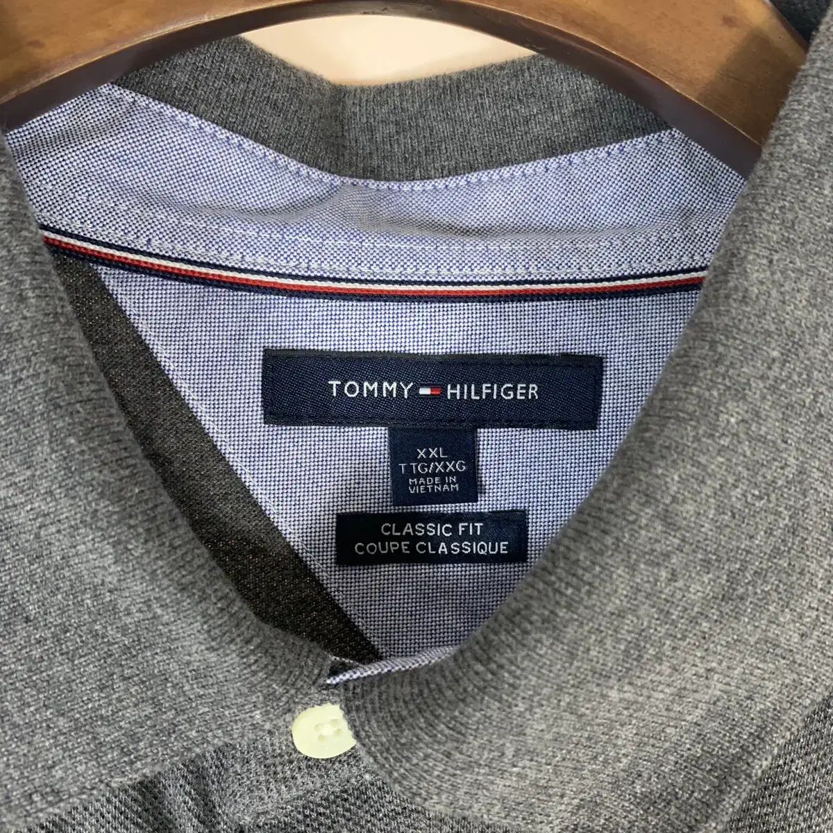 tommy hilfiger 타미힐피거 그레이 카라티 #pk54