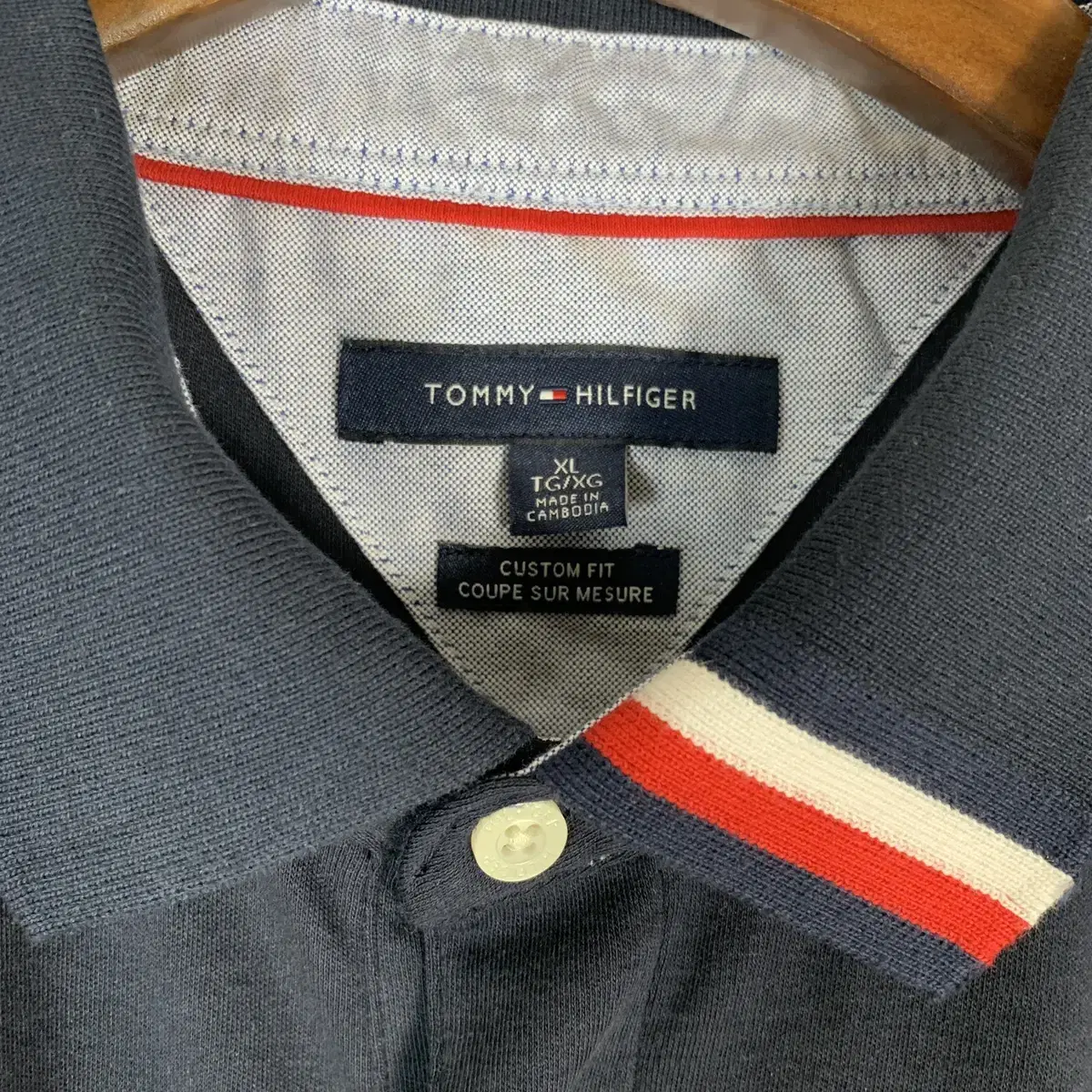 tommy hilfiger 타미힐피거 카라포인트 카라티 #pk67