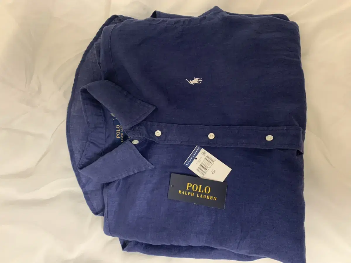 Women's Polo Linen Shirt Relaxed Fit S