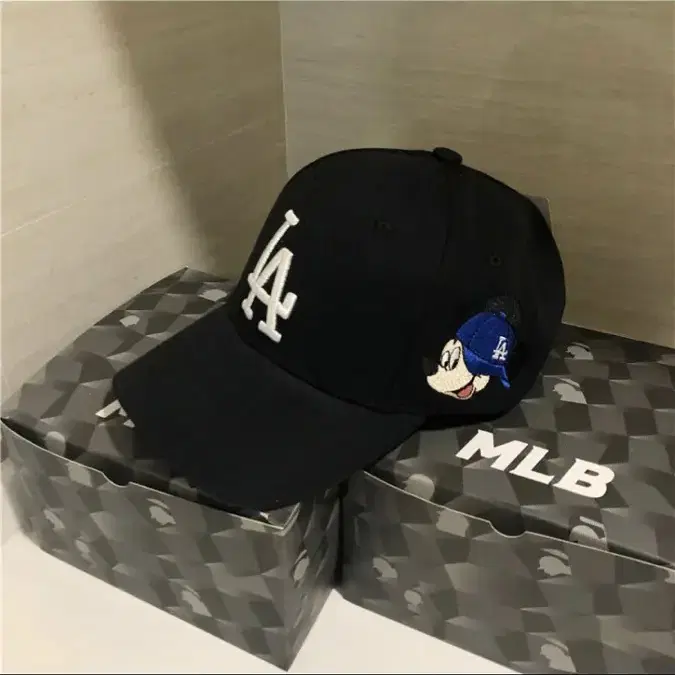 MLB)미키콜라보 캡모자(남녀공용)