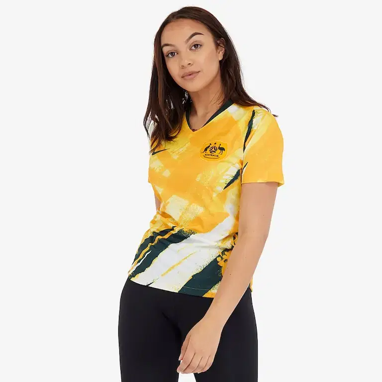 NIKE Australia Soccer Jersey Sz L (Woman