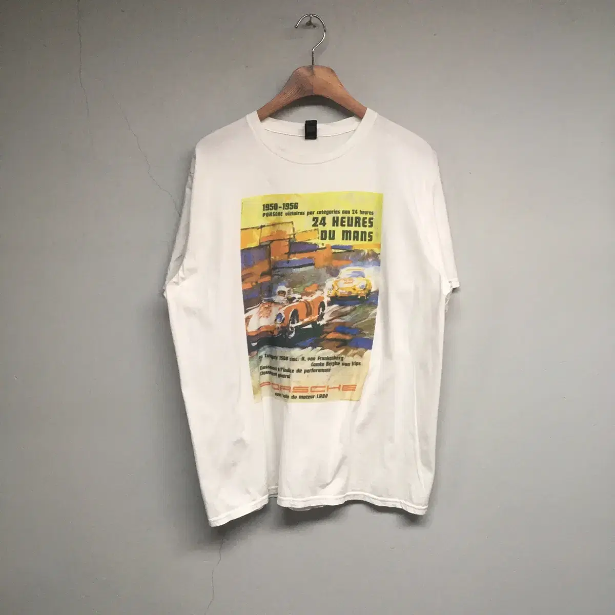 L ) OLD VINTAGE CAR PRINT TEE    자동차 프린