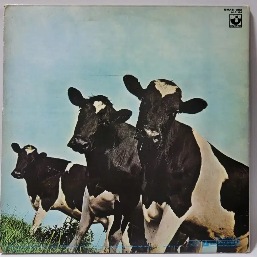 핑크플로이드 Atom heart mother LP 1982년 국내라이센스