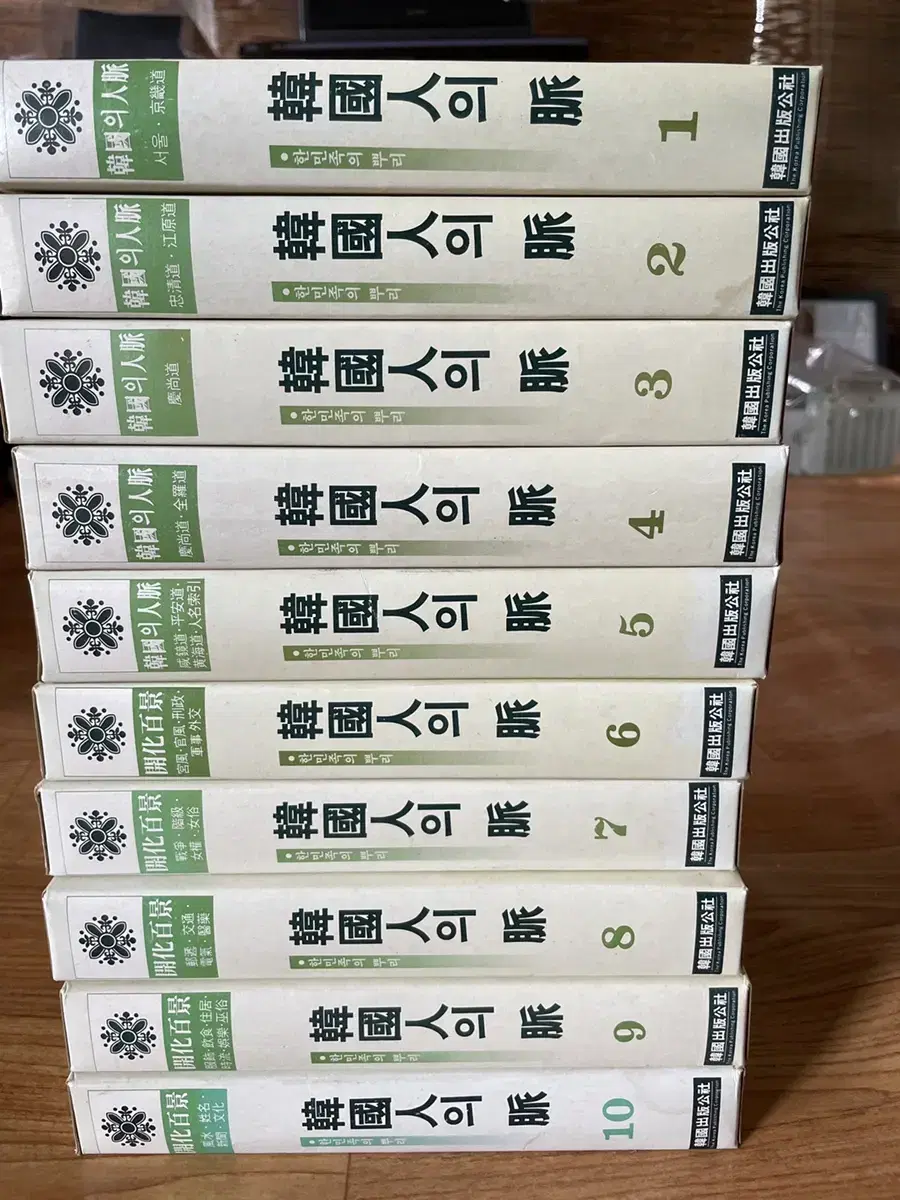 이규태 한국인의 맥 10권 1986년 초판 한국출판공사