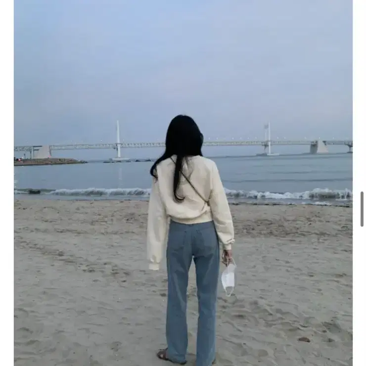 레이지샵 lazyshop sand denim pt