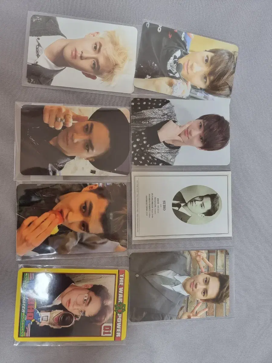 Suho photocard in bulk