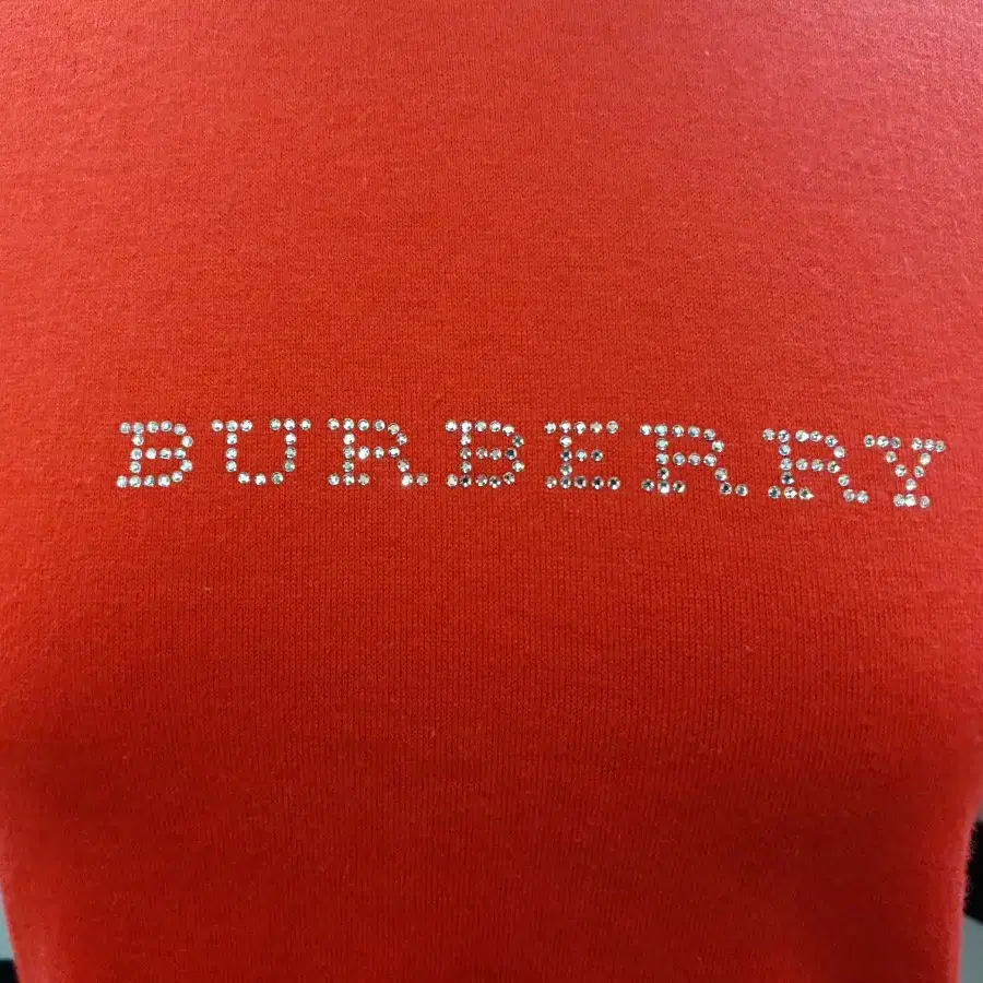 버버리 런던 비즈로고 레드 반팔티 burberry