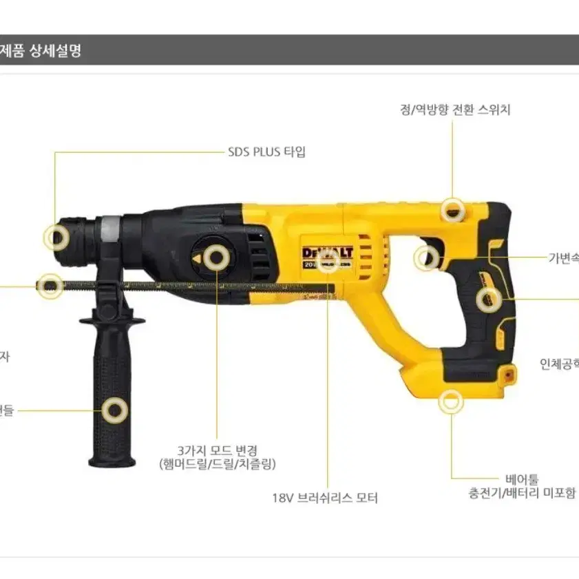 디월트충전로타리햄머드릴/함마드릴/마끼다/밀워키