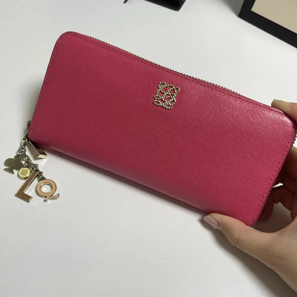 Genuine Louis Couture Hot Pink SI4AL10BL Long Wallet