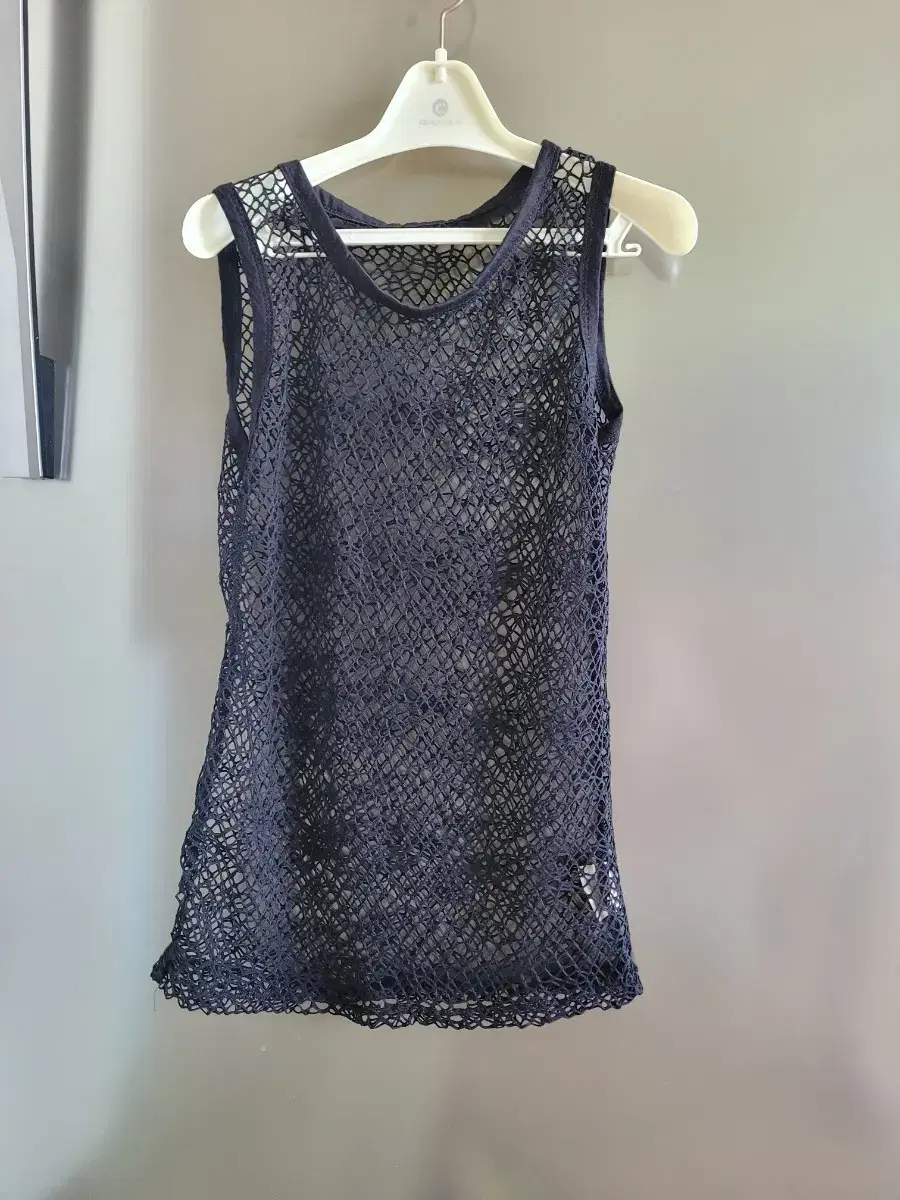 New Products) Mesh Tank Top (Mesh Tank Top, See-Through Tank Top)