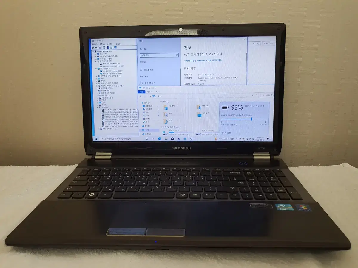 삼성노트북 NT-RC530 (i7-2670QM /8G /SSD240G)