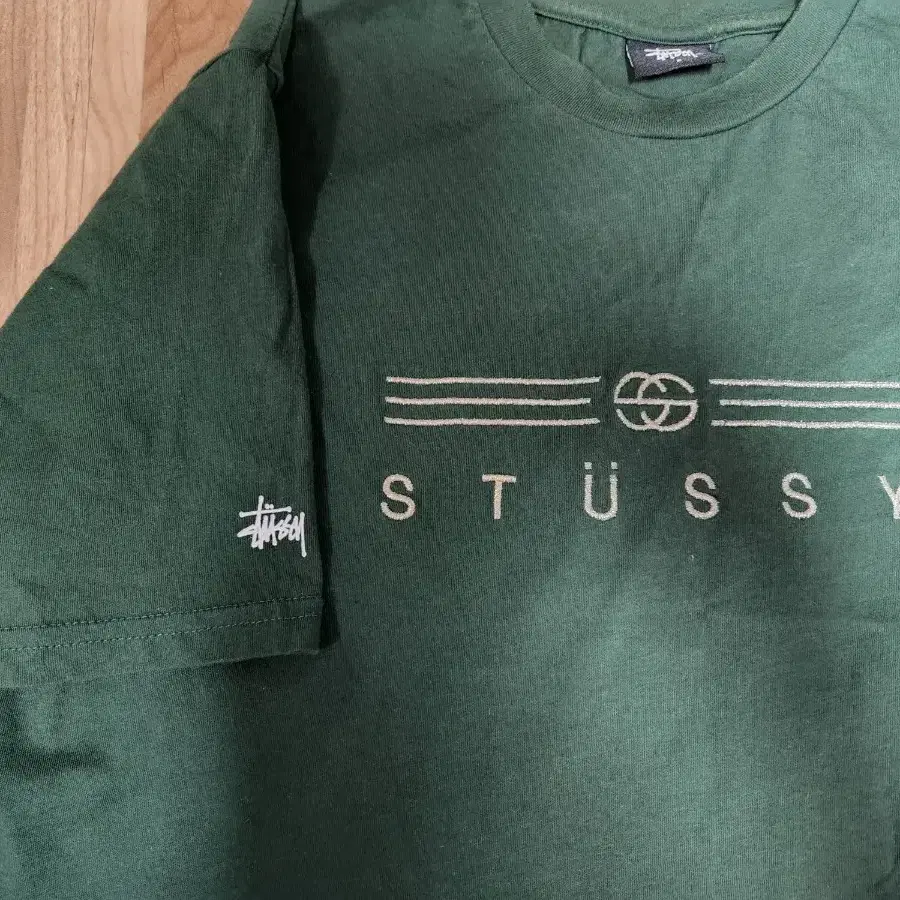 스투시 stussy 여성용 반팔 크롭 티셔츠 us4