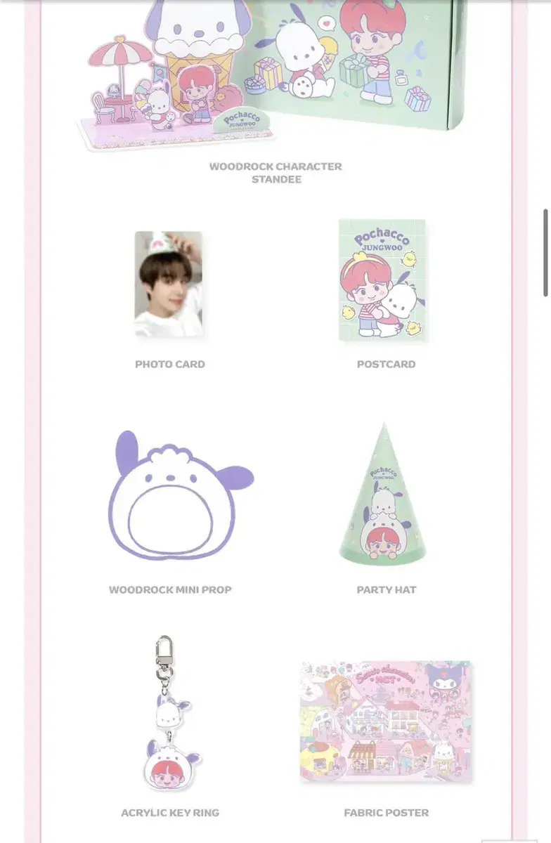 NCT Sanrio Party Pack