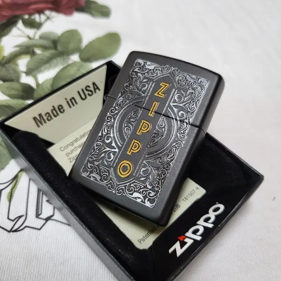 정품 49535 ZIPPO DESIGN 미개봉 새 지포라이터