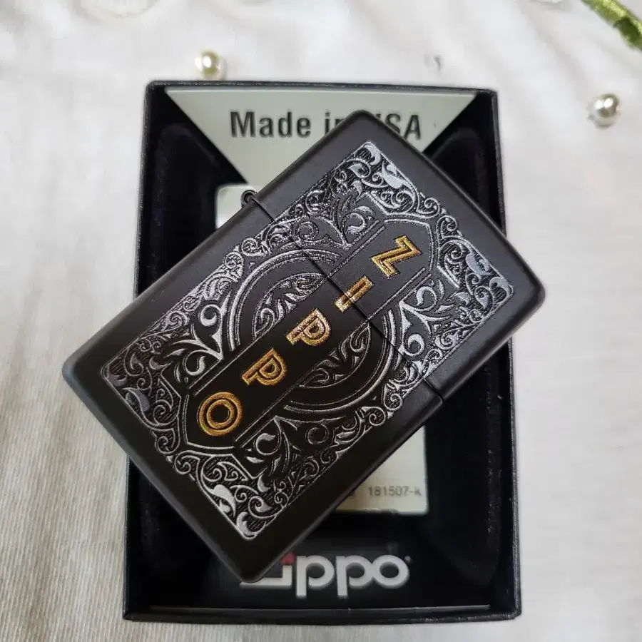 정품 49535 ZIPPO DESIGN 미개봉 새 지포라이터