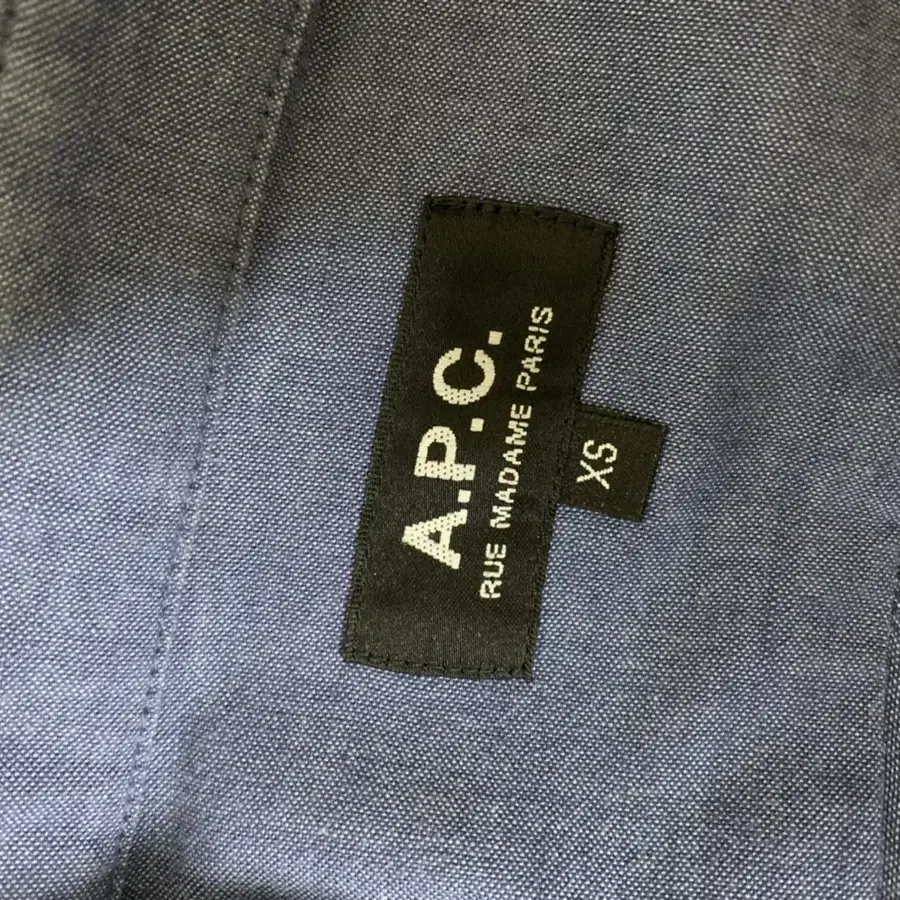 A.P.C. 아페쎄 데님 여성 셔츠 청남방 새제품 xs