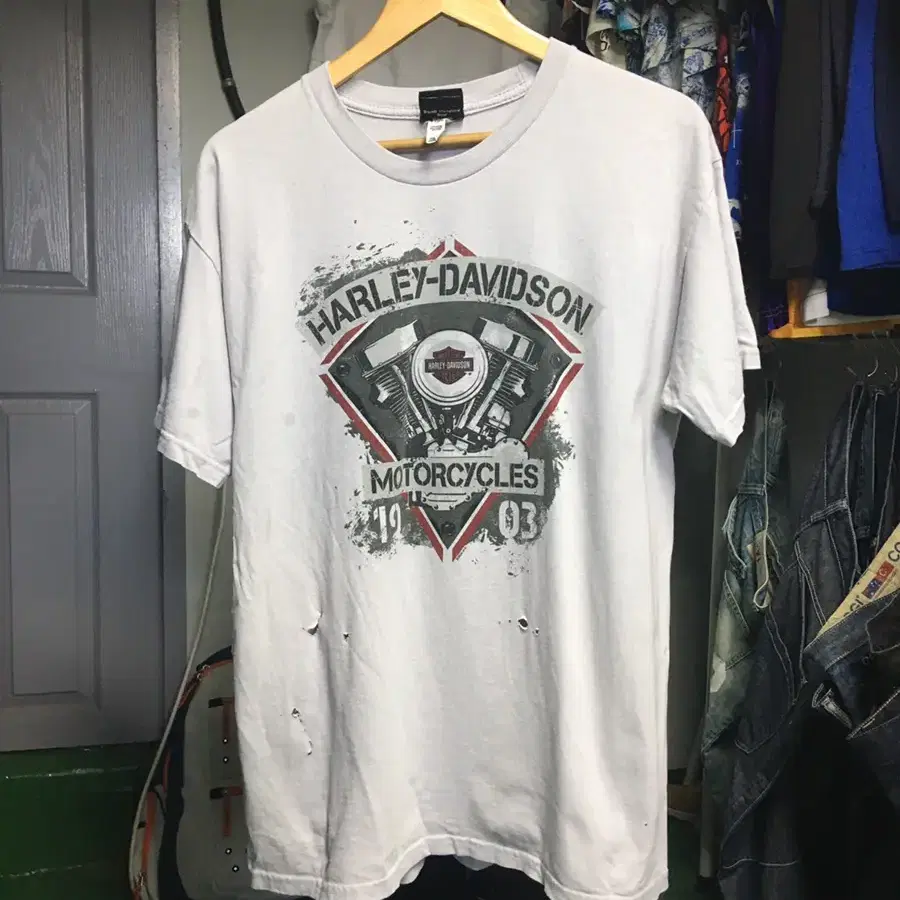 L)HARLEY DAVIDSON TEE