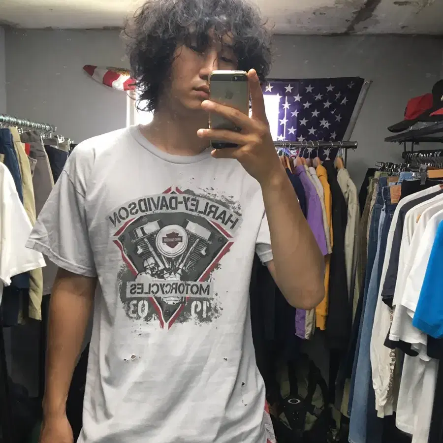 L)HARLEY DAVIDSON TEE