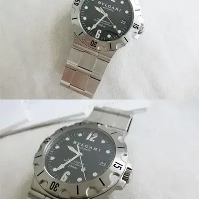 불가리 디아고노 스쿠버 SD38S 오토메틱 38MM 스틸