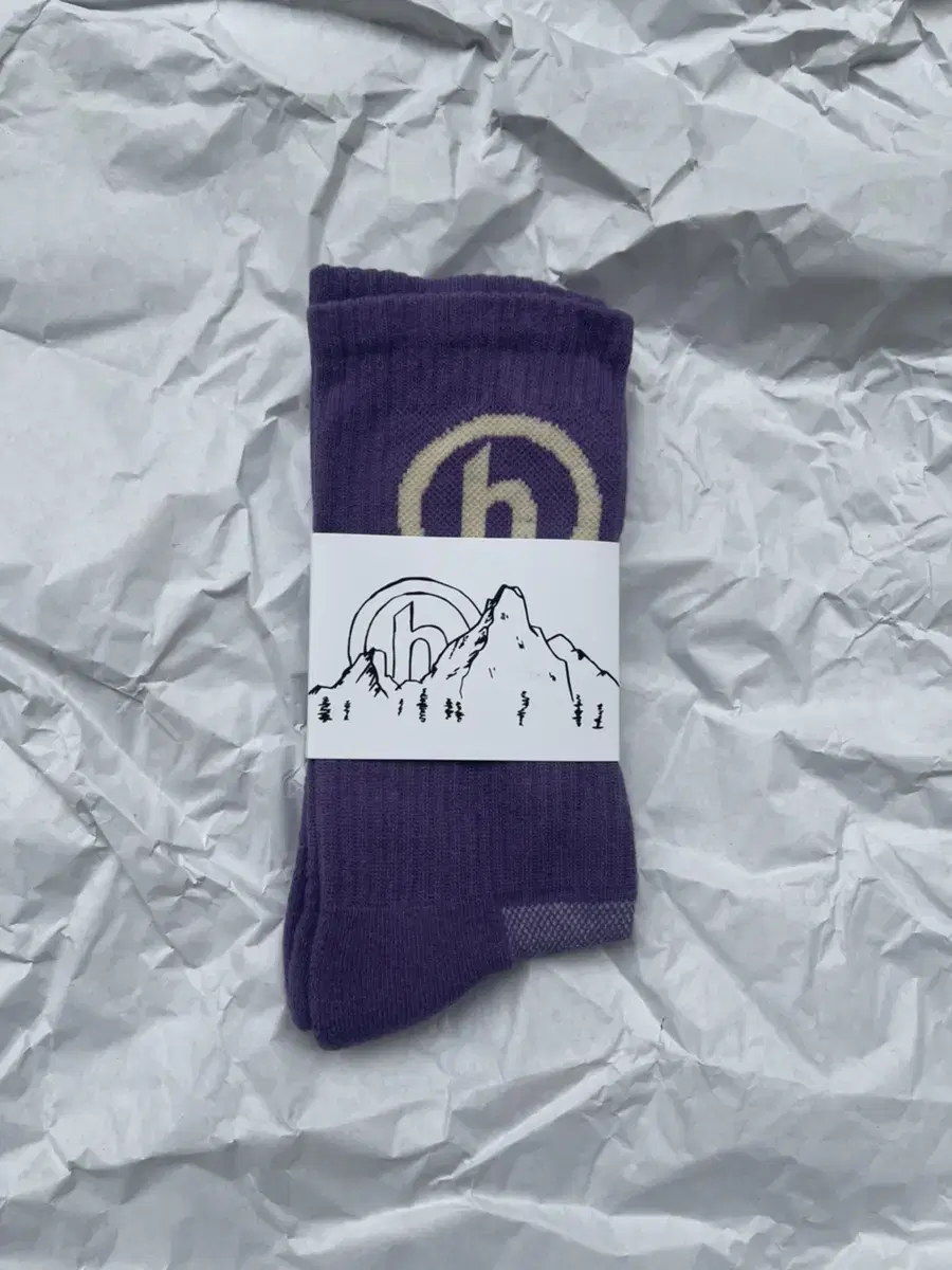 HIDDEN NY SOCKS PURPLE