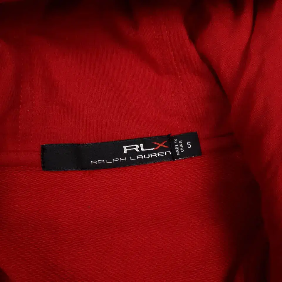 폴로랄프로렌 RLX 레드 테이프심 포켓 후드 집업  SIZE S