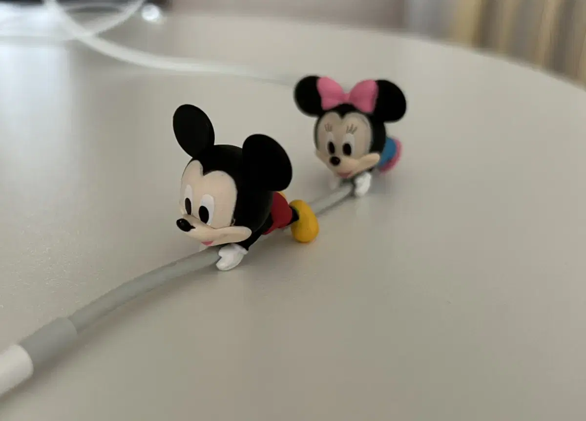 Mickey Mouse Minnie Mouse Disney Cable Figures Set