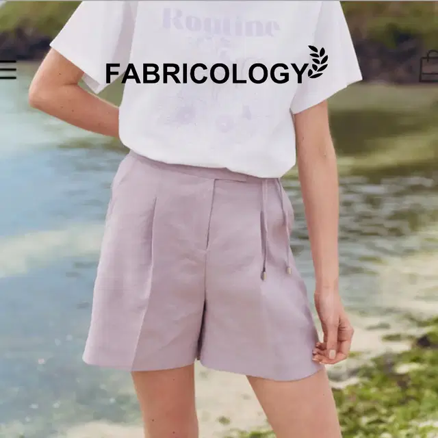 패브릭컬러지(Fabricology) 린넨팬츠 55-66 새상품