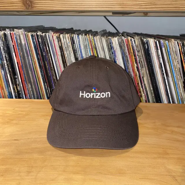 빈티지 Horizon 로고 6패널 모자