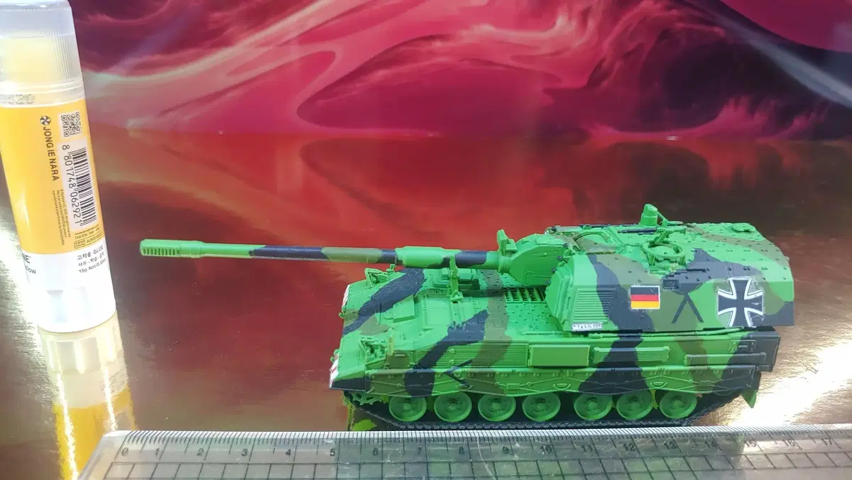 1/35레벨독일Pzh2000자주포20cm도색작프라모델완성품afv밀리터리